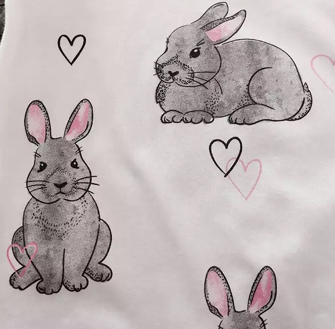 Body with rabbits (Short-sleeved)