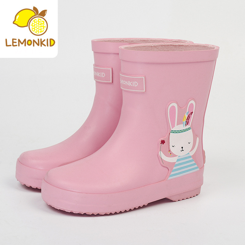 Rubber boots with bunny